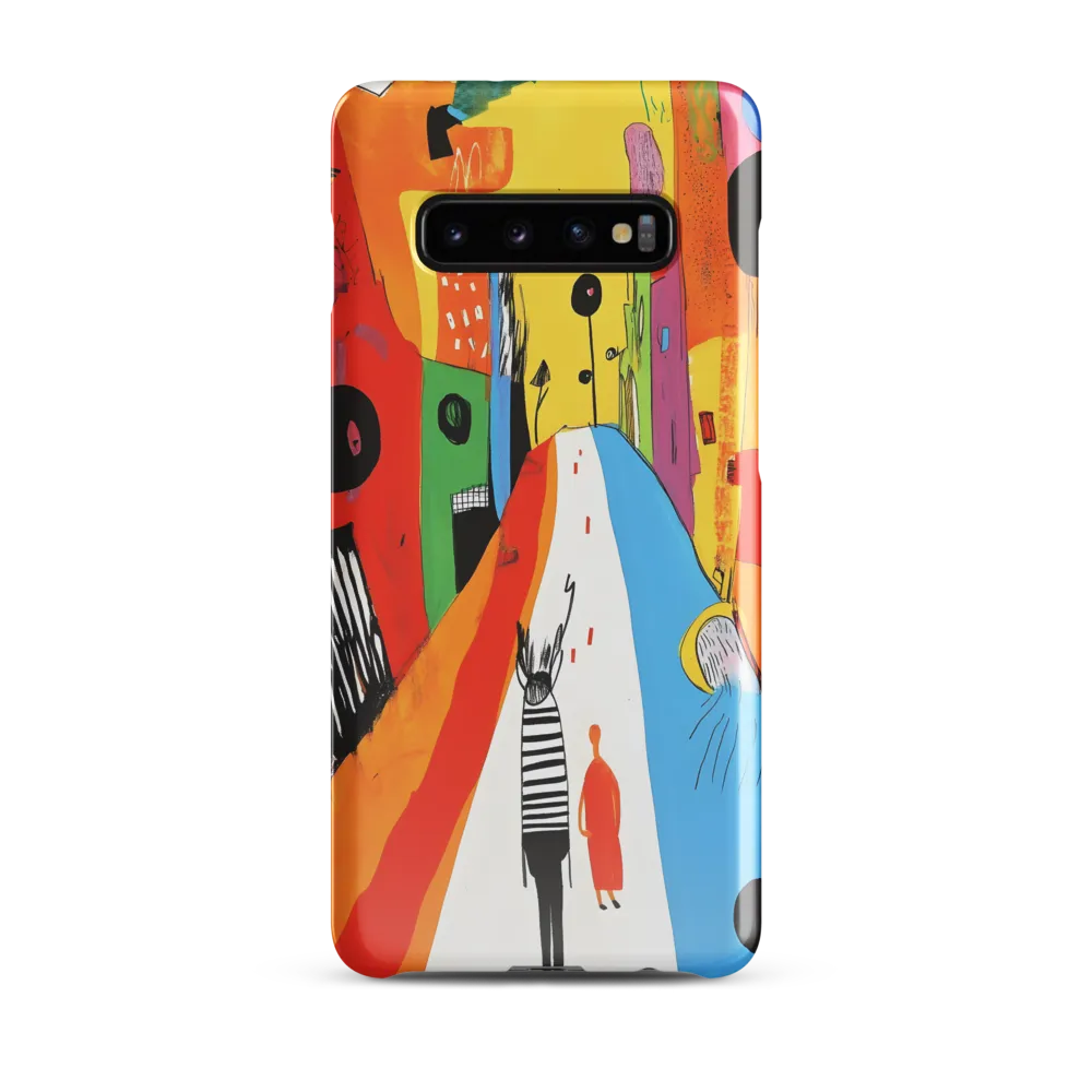 Vibrant Urban Journey | Phone Case |  S10 Plus | Snap Case | Glossy