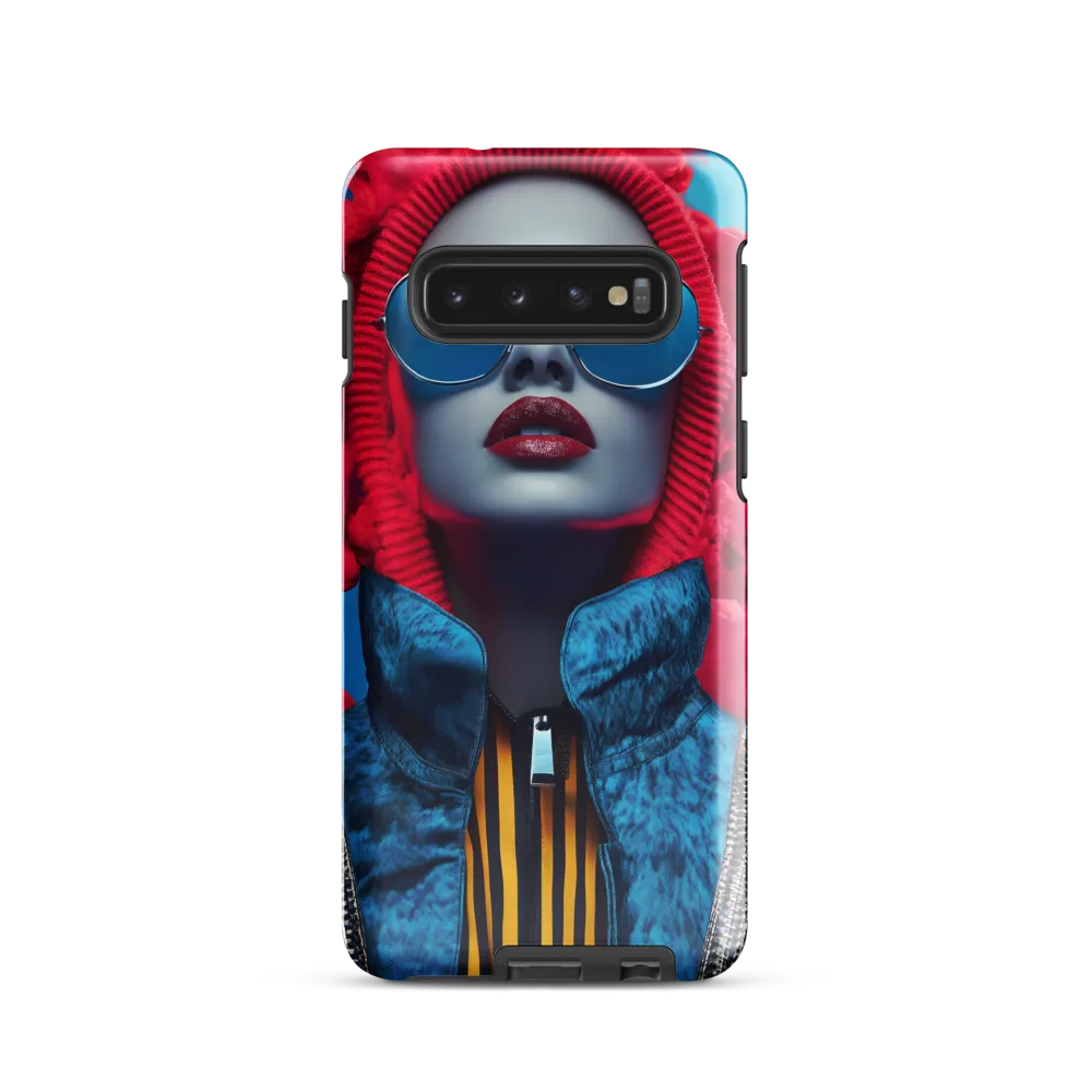 Bold Elegance in Digital Fashion | Phone Case |  S10 | Tough Case | Glossy