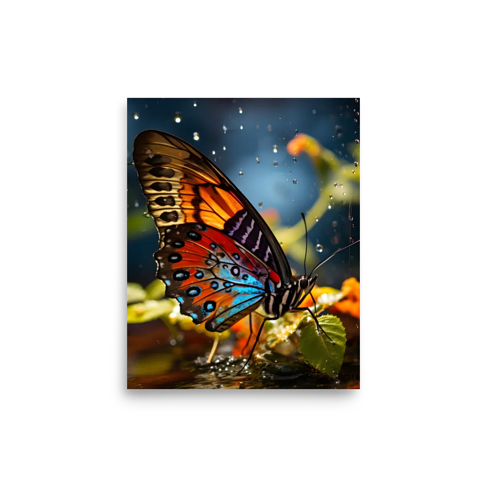 Dance of Colors: The Butterfly's Elegance | Poster | 8″×10″