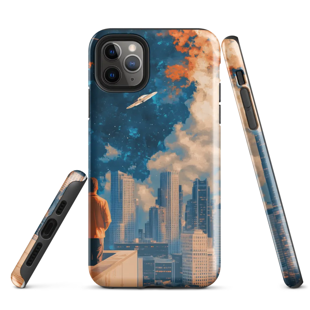 Cosmic Curiosity: A Glimpse into the Future | Phone Case |  11 Pro Max | Tough Case | Glossy