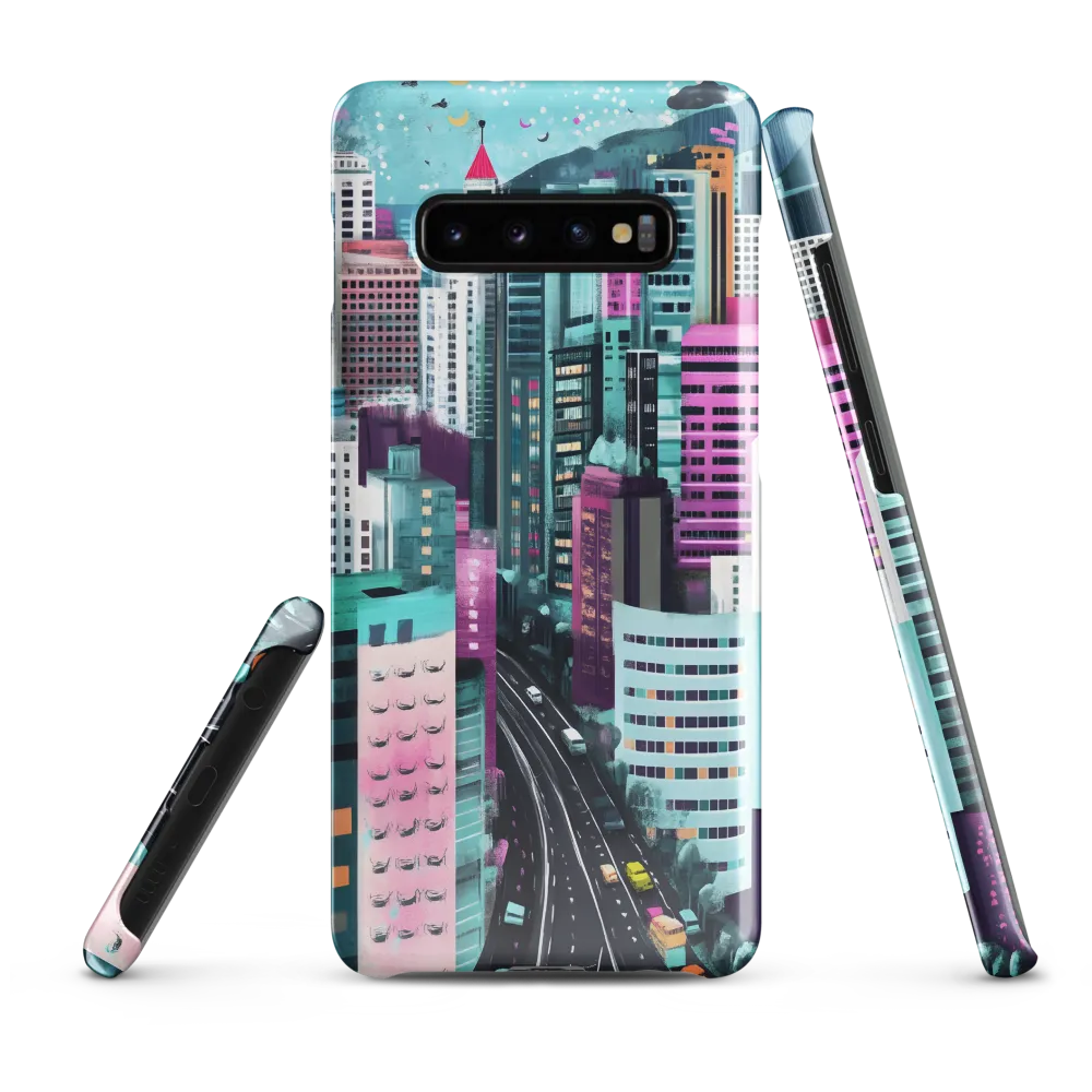 Vibrant Urban Symphony | Phone Case |  S10 Plus | Snap Case | Glossy