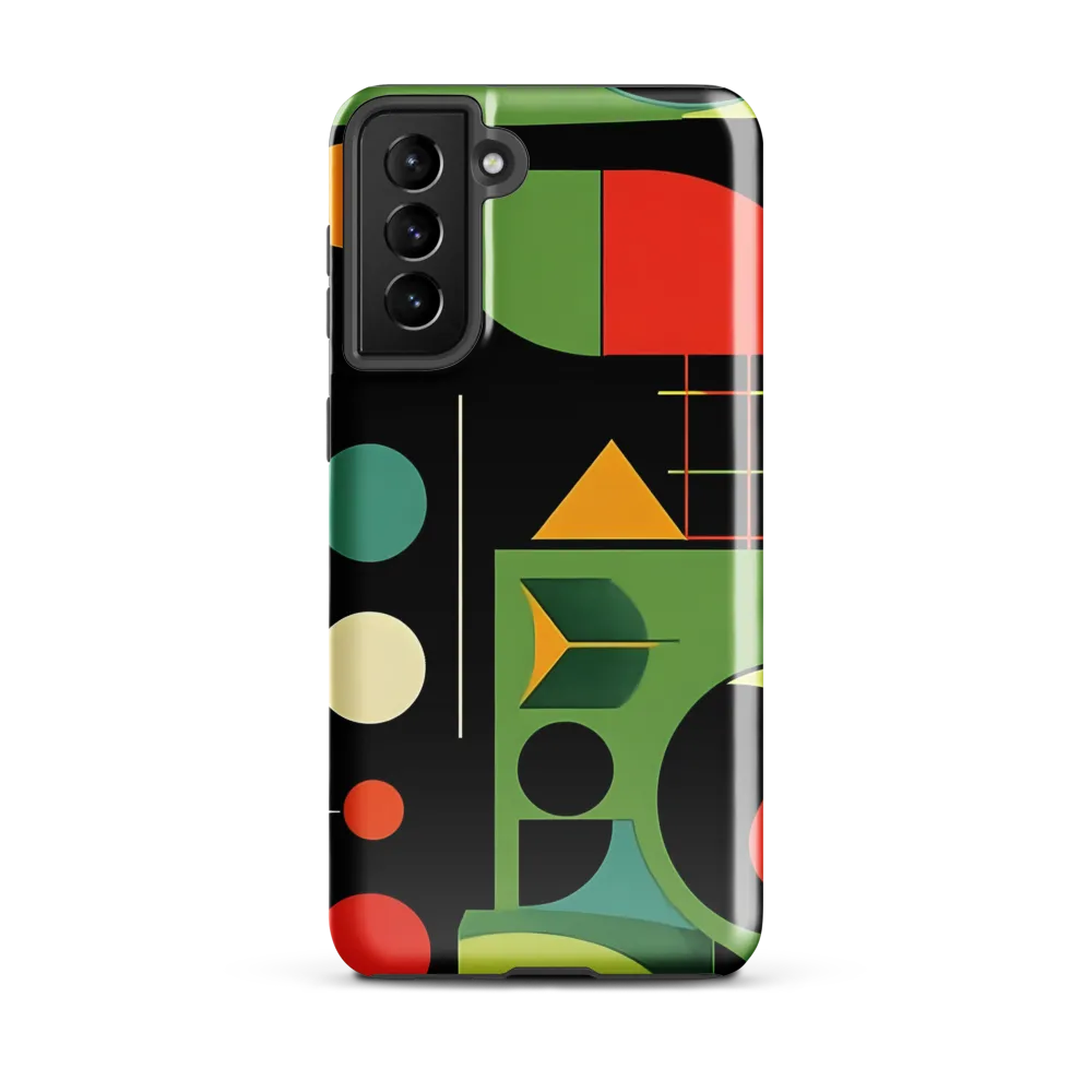 Geometric Harmony | Phone Case |  S21 Plus | Tough Case | Glossy