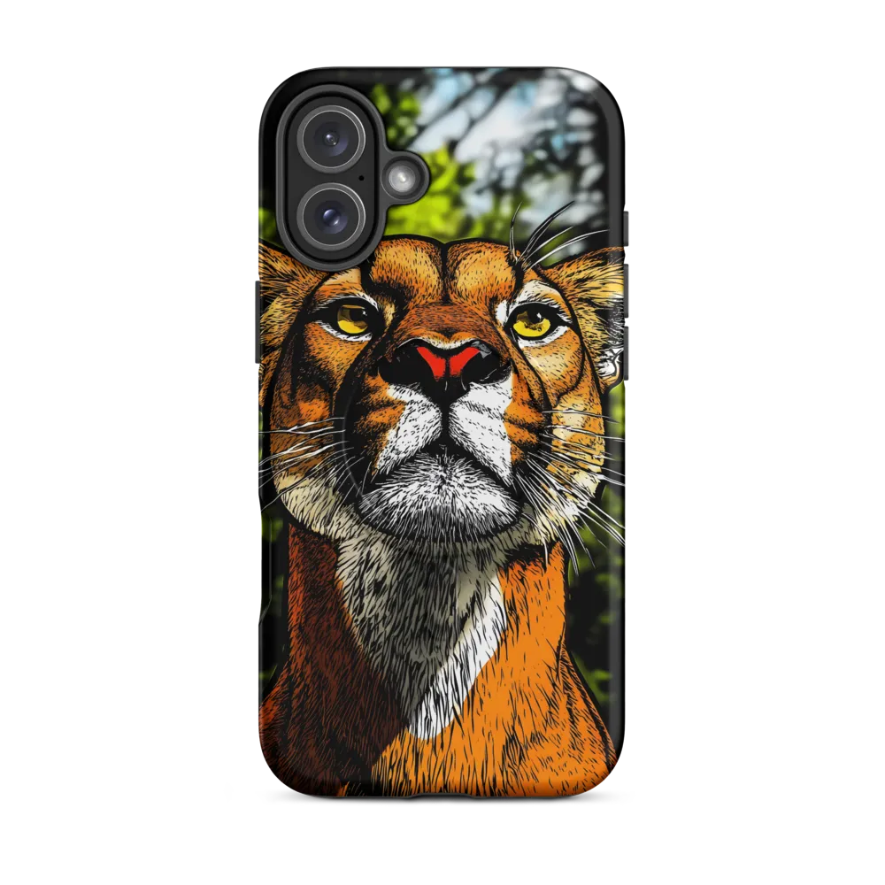 Regal Gaze: The Lioness in Focus