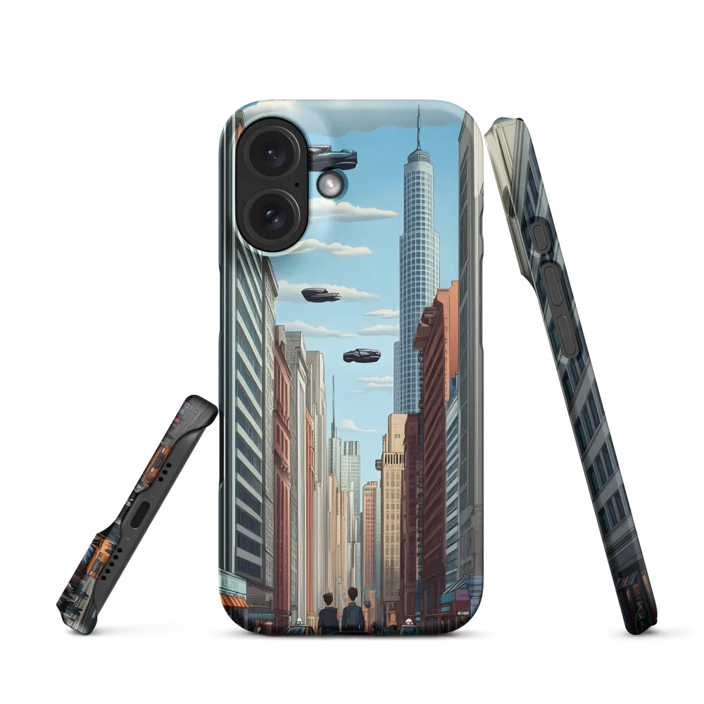 Futuristic Stroll through the Urban Skyline