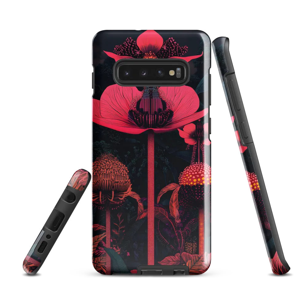 Mystical Flora in Surreal Bloom | Phone Case |  S10 Plus | Tough Case | Glossy