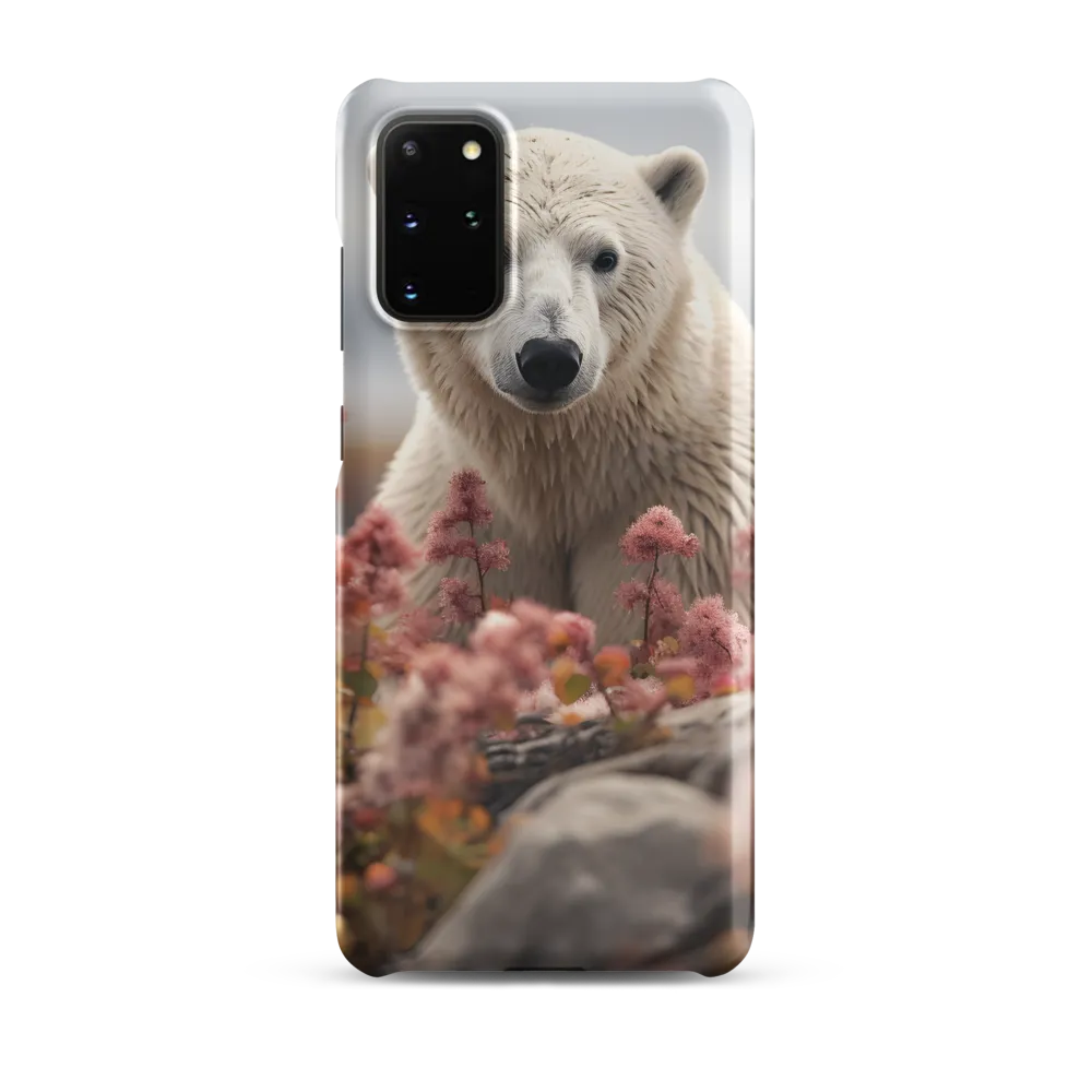 Curiosity Among Blooms: The Polar Bear