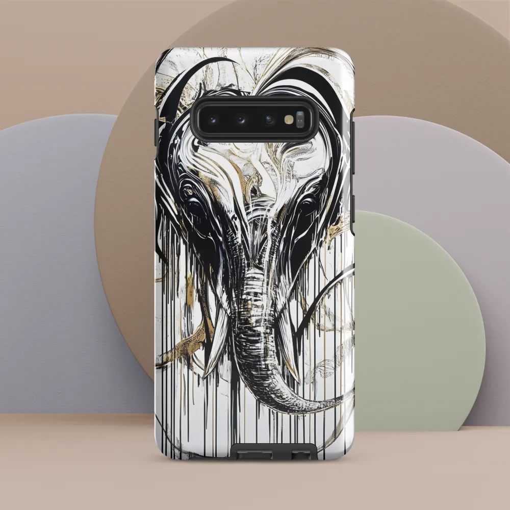 Majestic Elegance: The Heart of an Elephant | Phone Case |  S10 Plus | Tough Case | Glossy