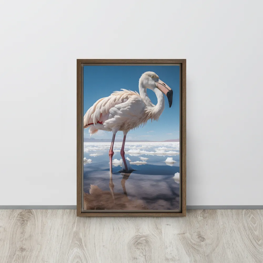 Graceful Solitude of a Flamingo