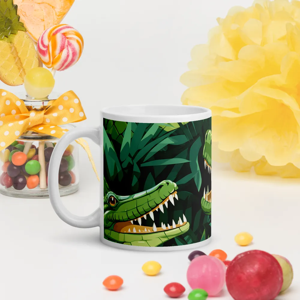 Fierce Crocodilian Medley | Mugs | Multiple Sizes & Colors