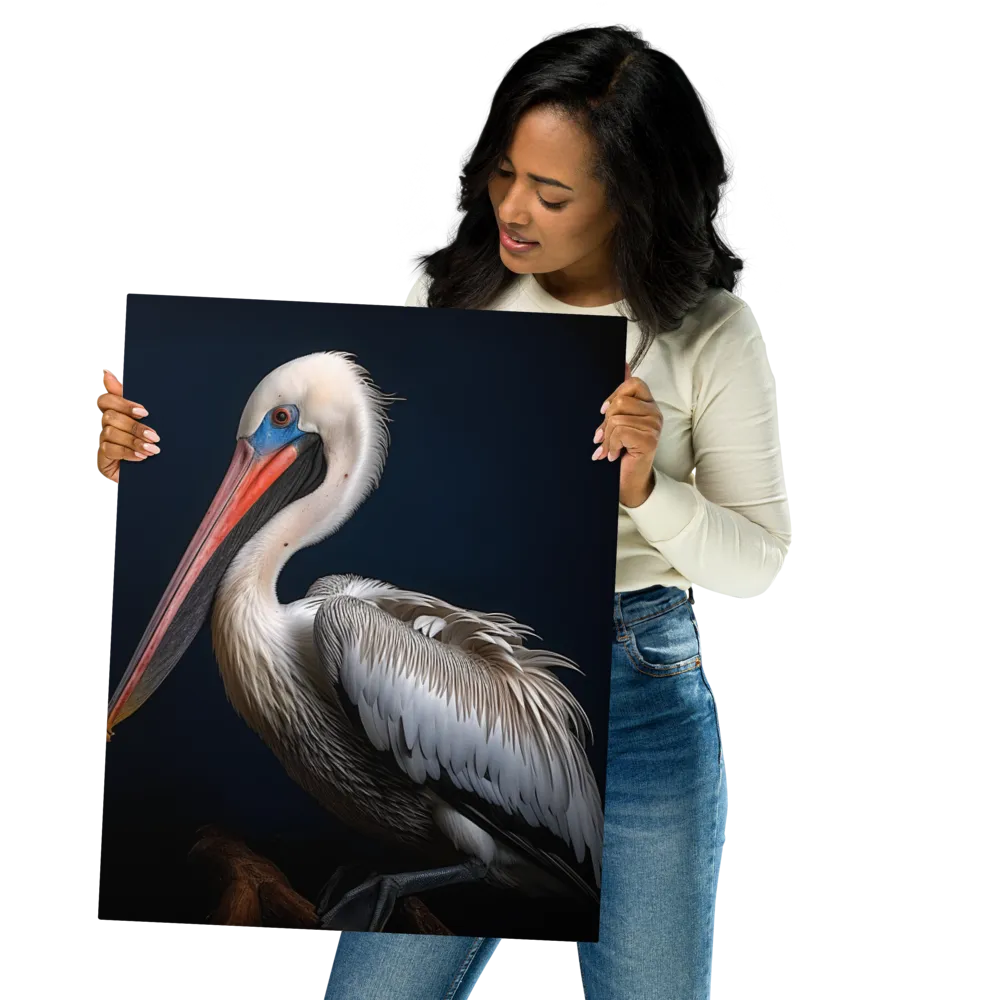 Majestic Pelican Portrait