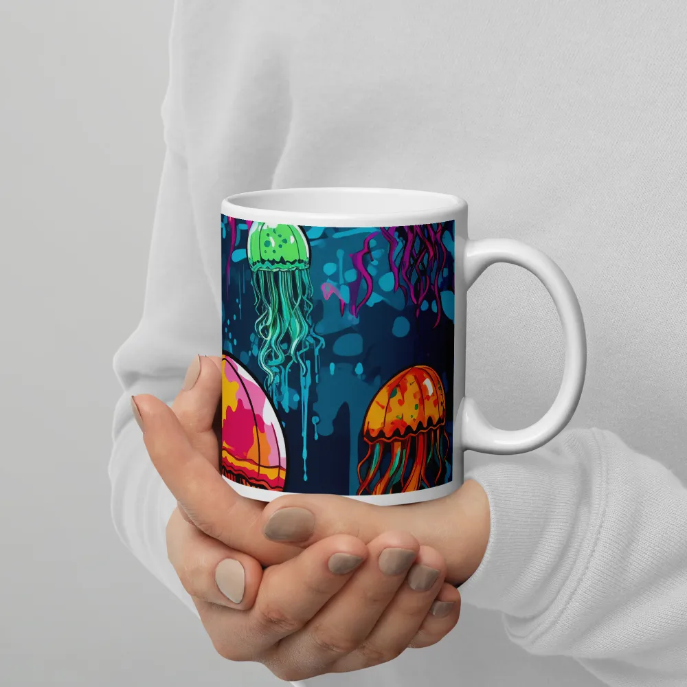 Underwater Symphony of Jellyfish | Mugs | Multiple Sizes & Colors