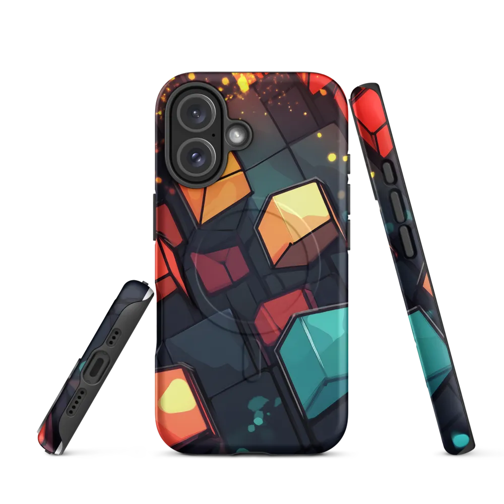 Illuminated Geometry | Phone Case |  16 | MagSafe® Tough Case | Matte