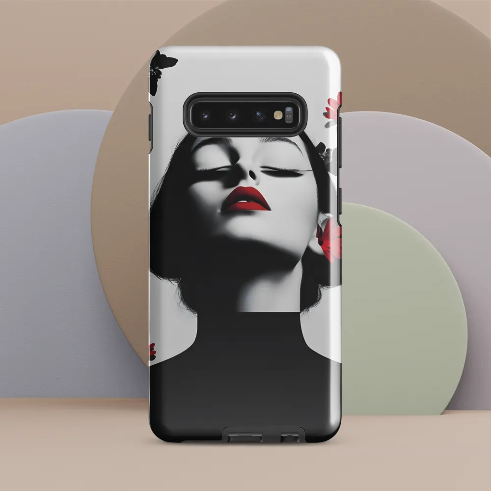 Serenity in Contrast | Phone Case |  S10 Plus | Tough Case | Glossy