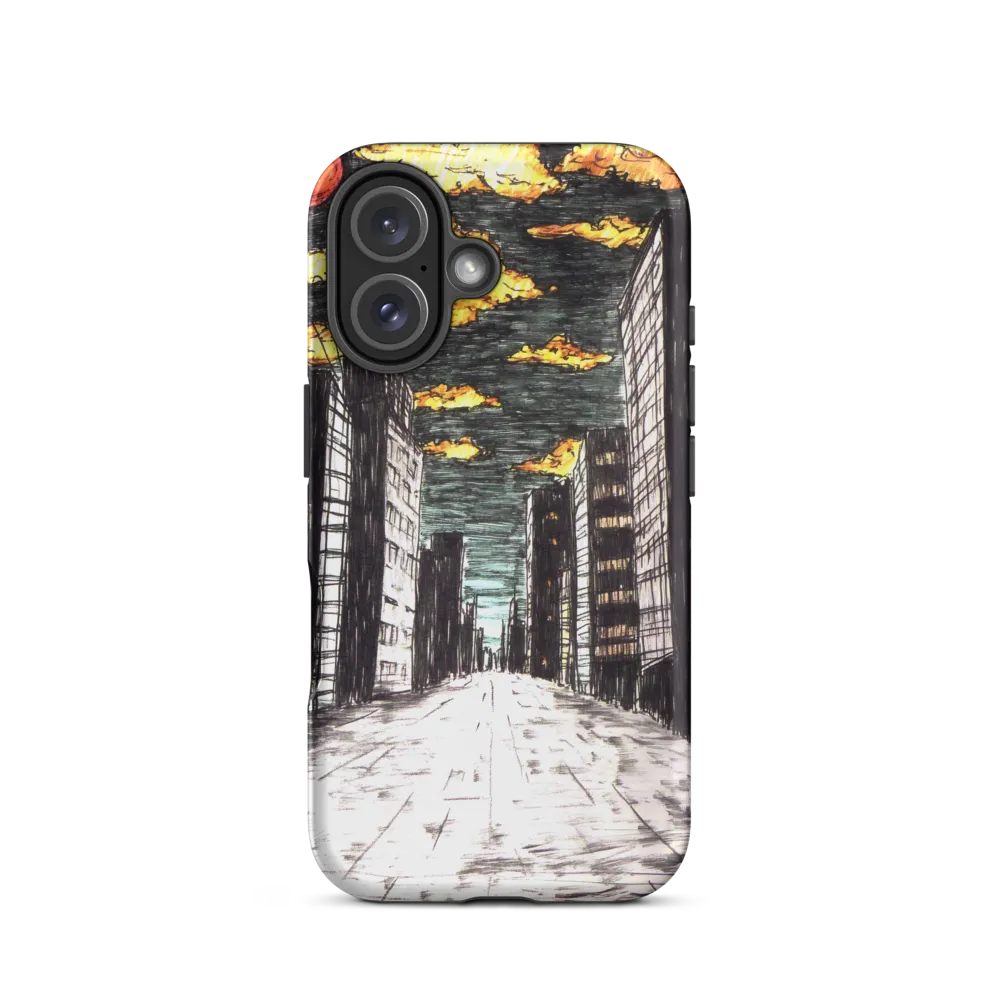 Eclipsed Cityscape | Phone Case