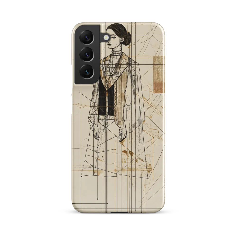 Elegance in Lines | Phone Case |  S22 Plus | Snap Case | Glossy
