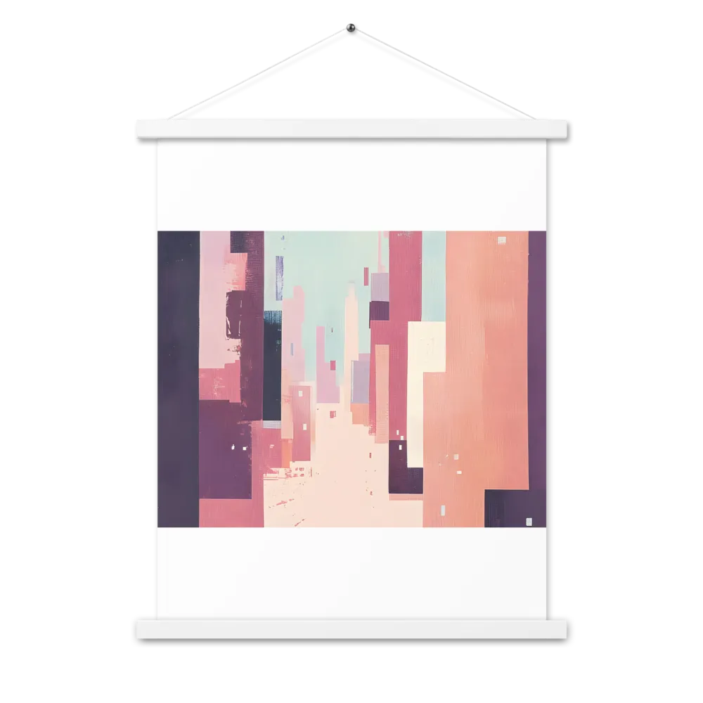 Tranquil Cityscape | Poster With White Wood Hanger | 18″×24″