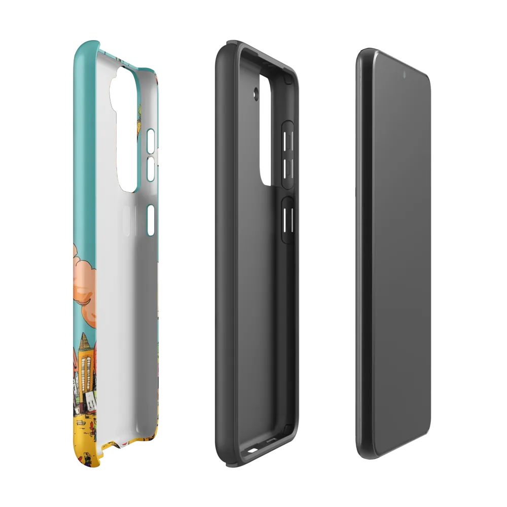 Urban Fantasia: A Whimsical Encounter | Phone Case |  S21 | Tough Case | Matte