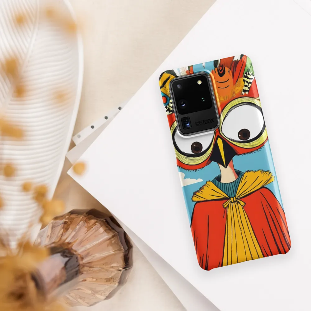 A Whimsical Encounter: The Owl-Human Fusion