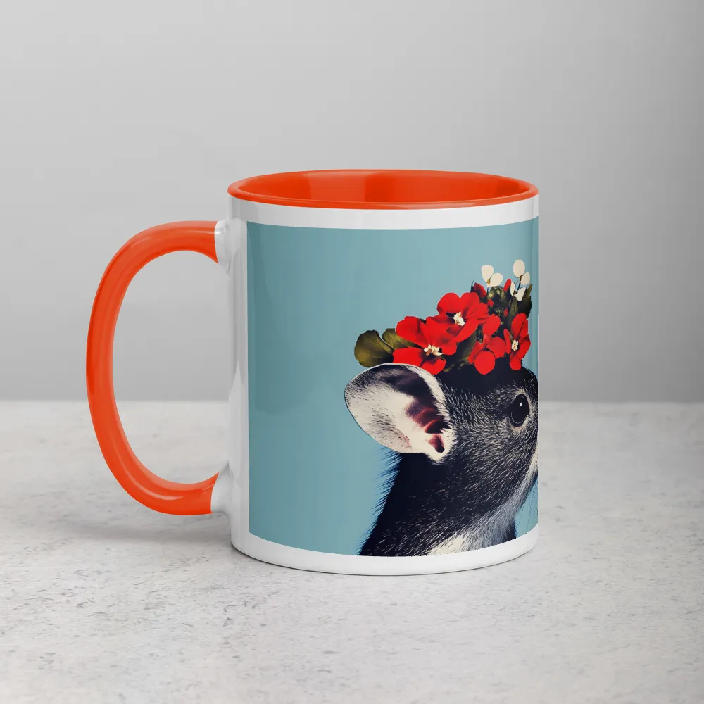 Whimsical Flora: A Mouse's Floral Crown