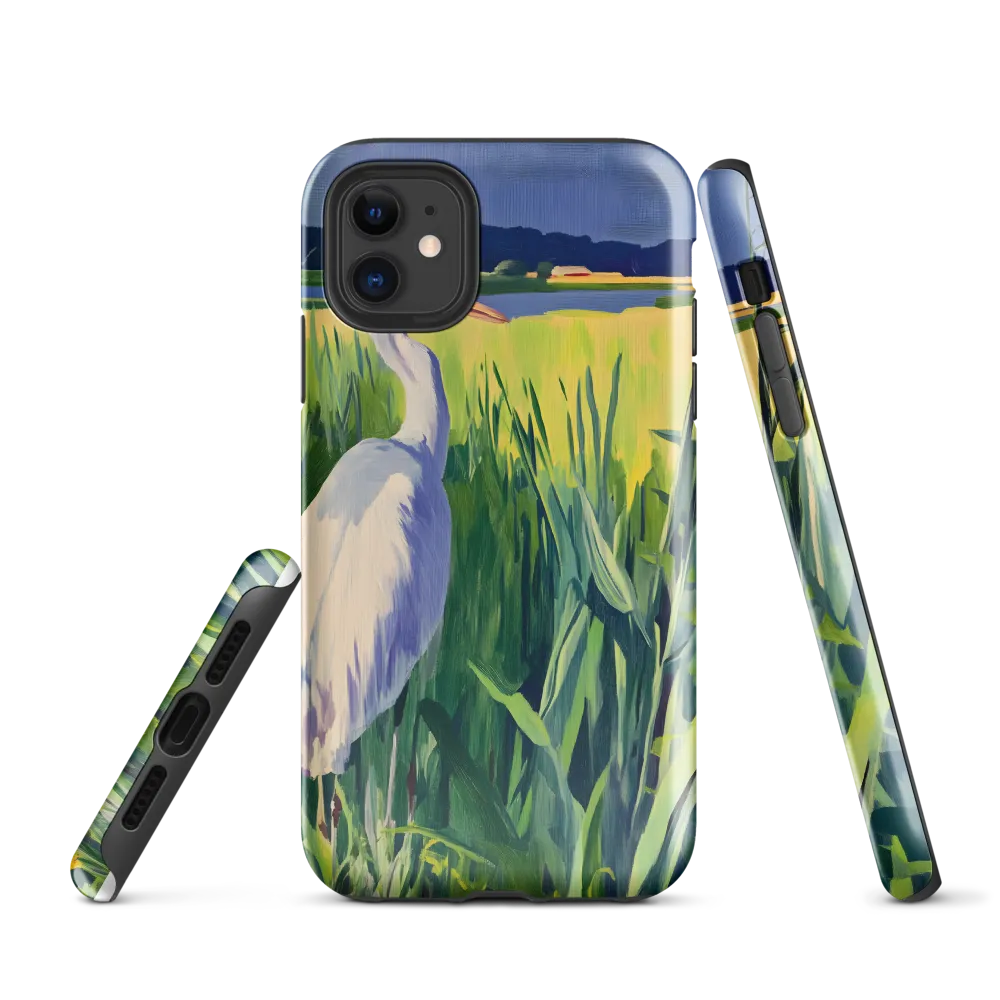 Graceful Presence: The Heron in the Meadow