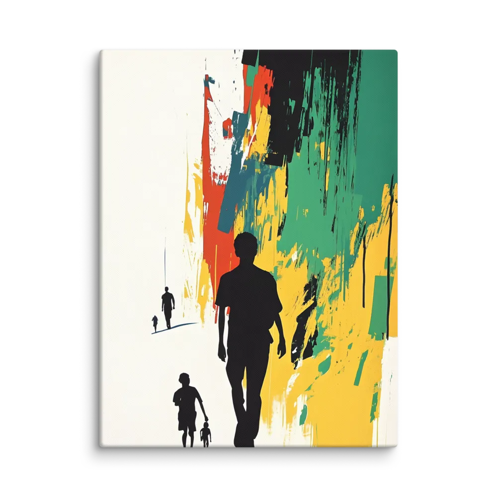 Journey of Silhouettes | Canvas | 30″×40″