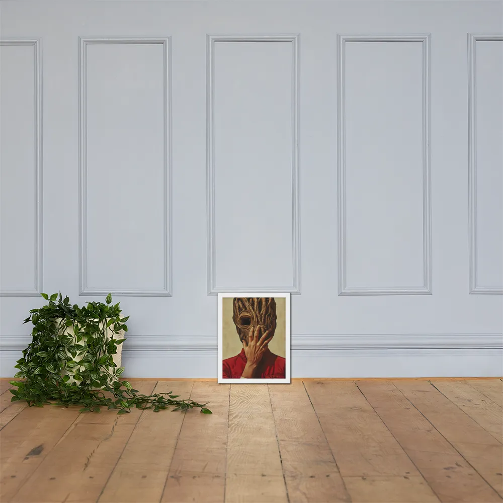 The Mask of Roots | Poster with White Frame | 11″×14″
