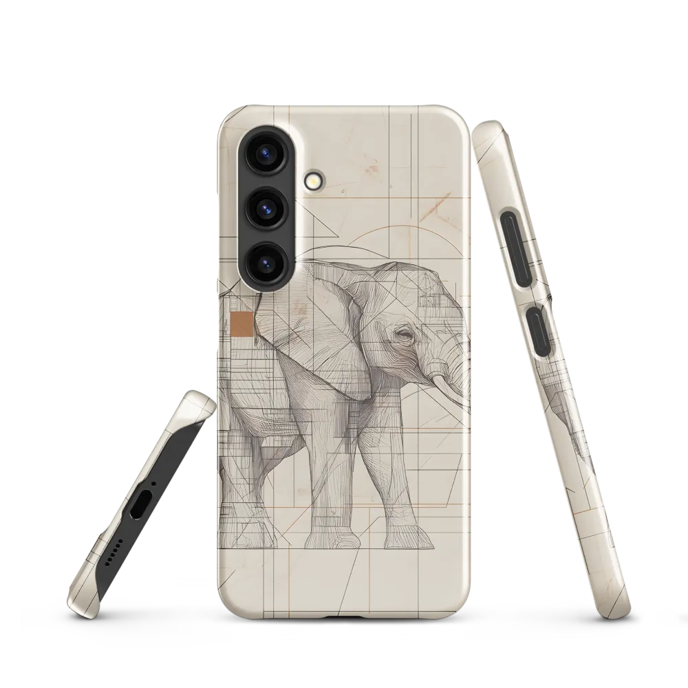 Geometric Elegance: The Steel Elephant
