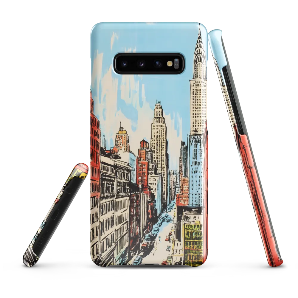 Urban Symphony: A City in Color | Phone Case |  S10 Plus | Snap Case | Glossy