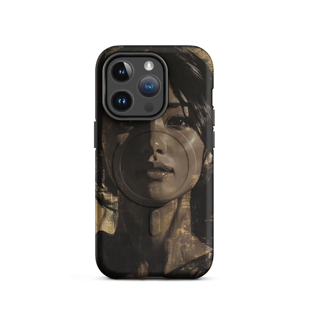 Golden Gaze: A Contemporary Portrait