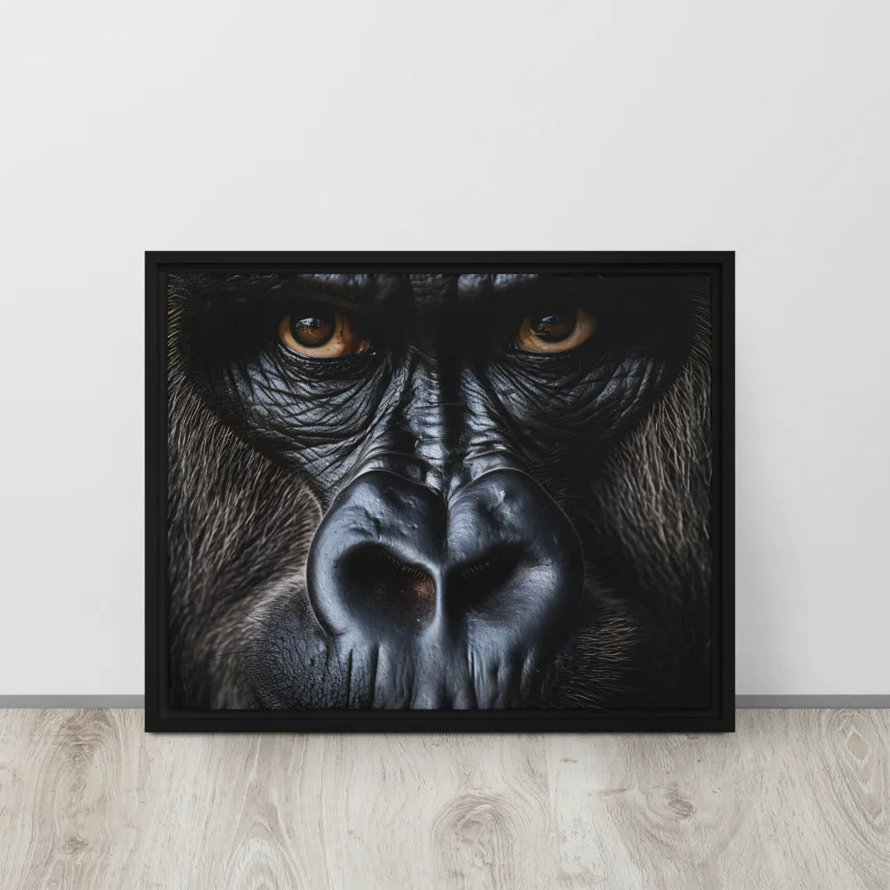 Gaze of the Wild: A Gorilla's Portrait