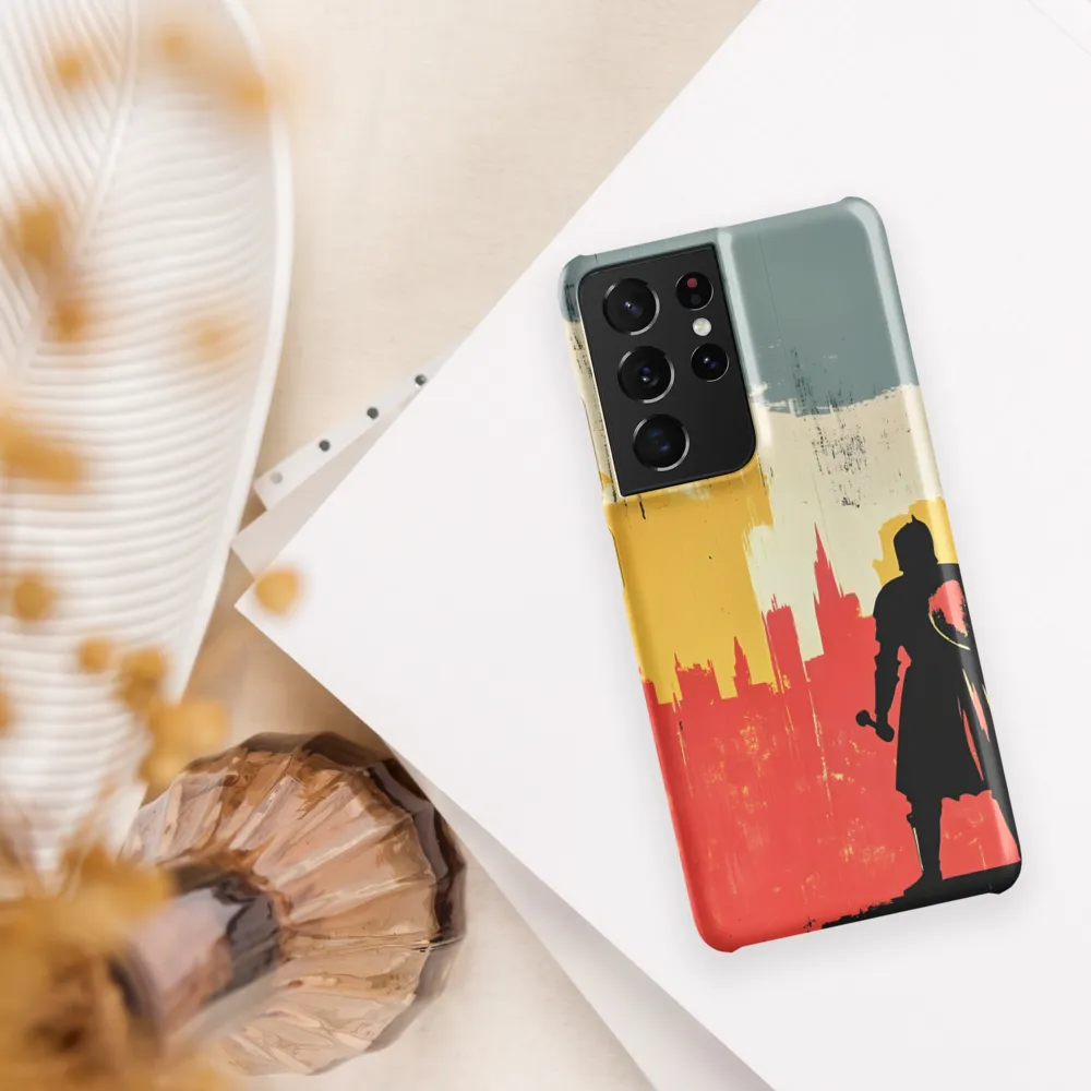 Hero in the Urban Dawn | Phone Case |  S21 Ultra | Snap Case | Matte