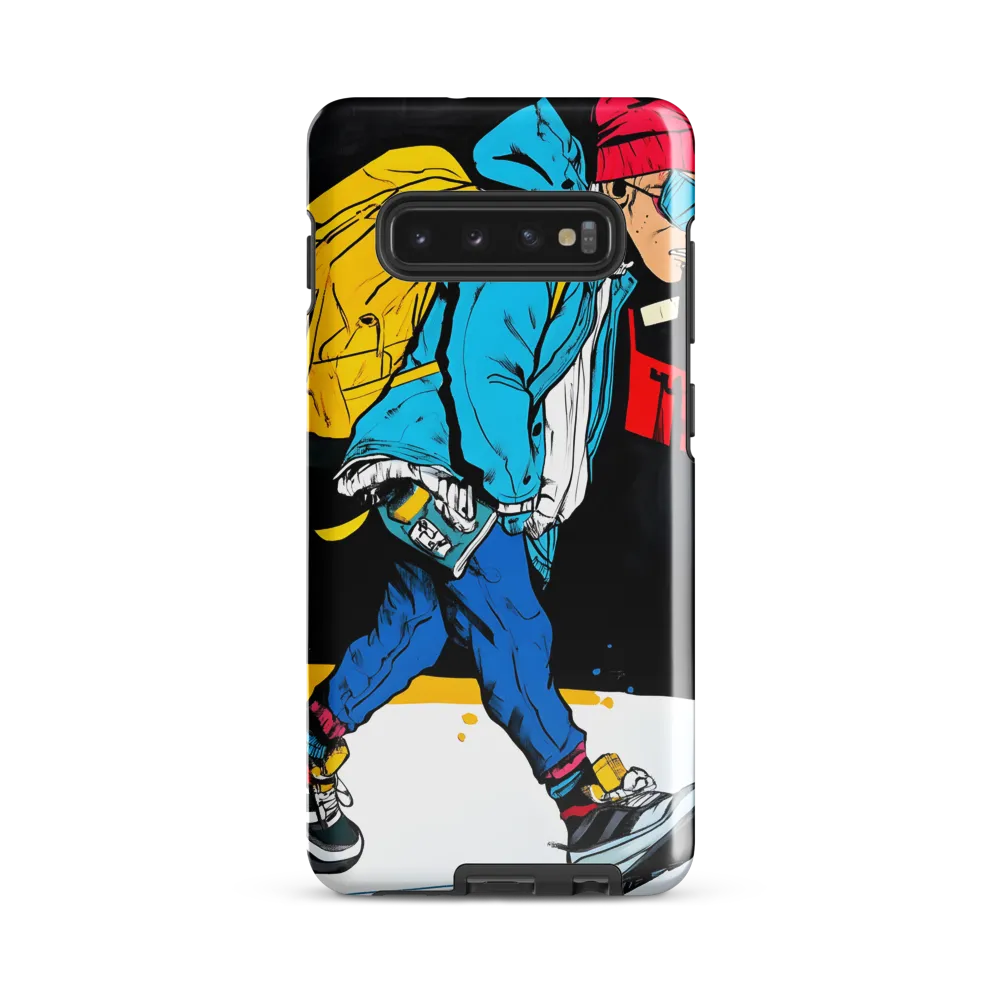 Urban Vibrance: A Youthful Journey | Phone Case |  S10 Plus | Tough Case | Glossy