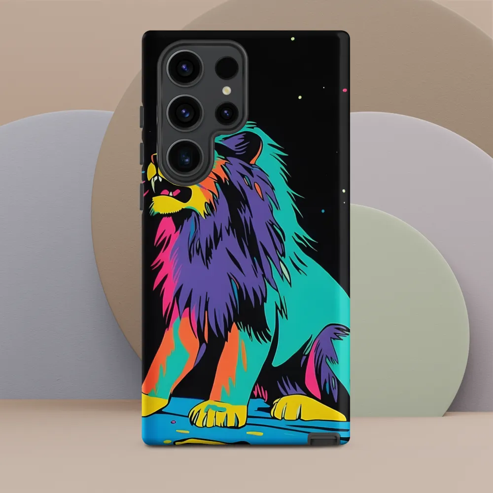 Roaring Colors: The Neon Lion