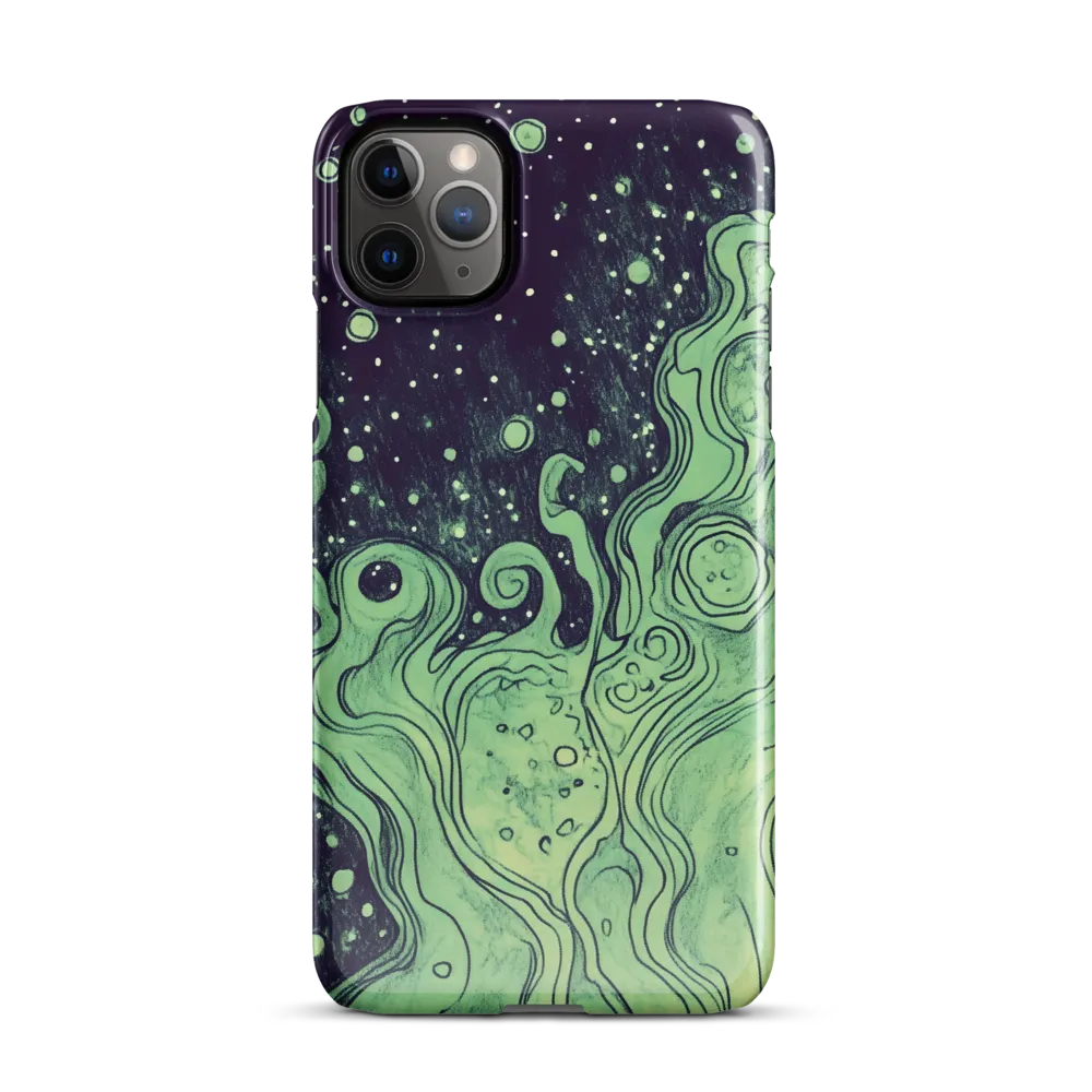 Cosmic Whirl: An Abstract Journey | Phone Case |  11 Pro Max | Snap Case | Glossy