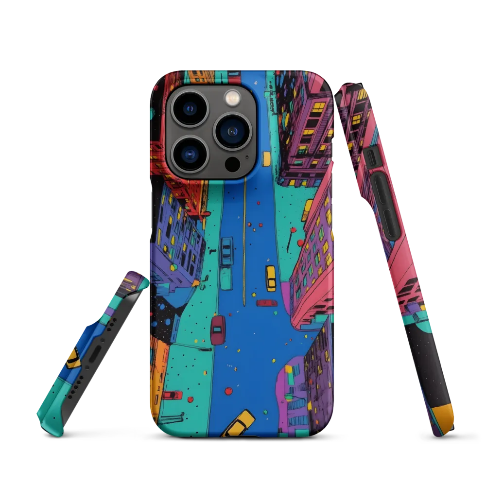Aerial Dreamscape: The Pulse of Urban Life | Phone Case |  14 Pro | Snap Case | Matte