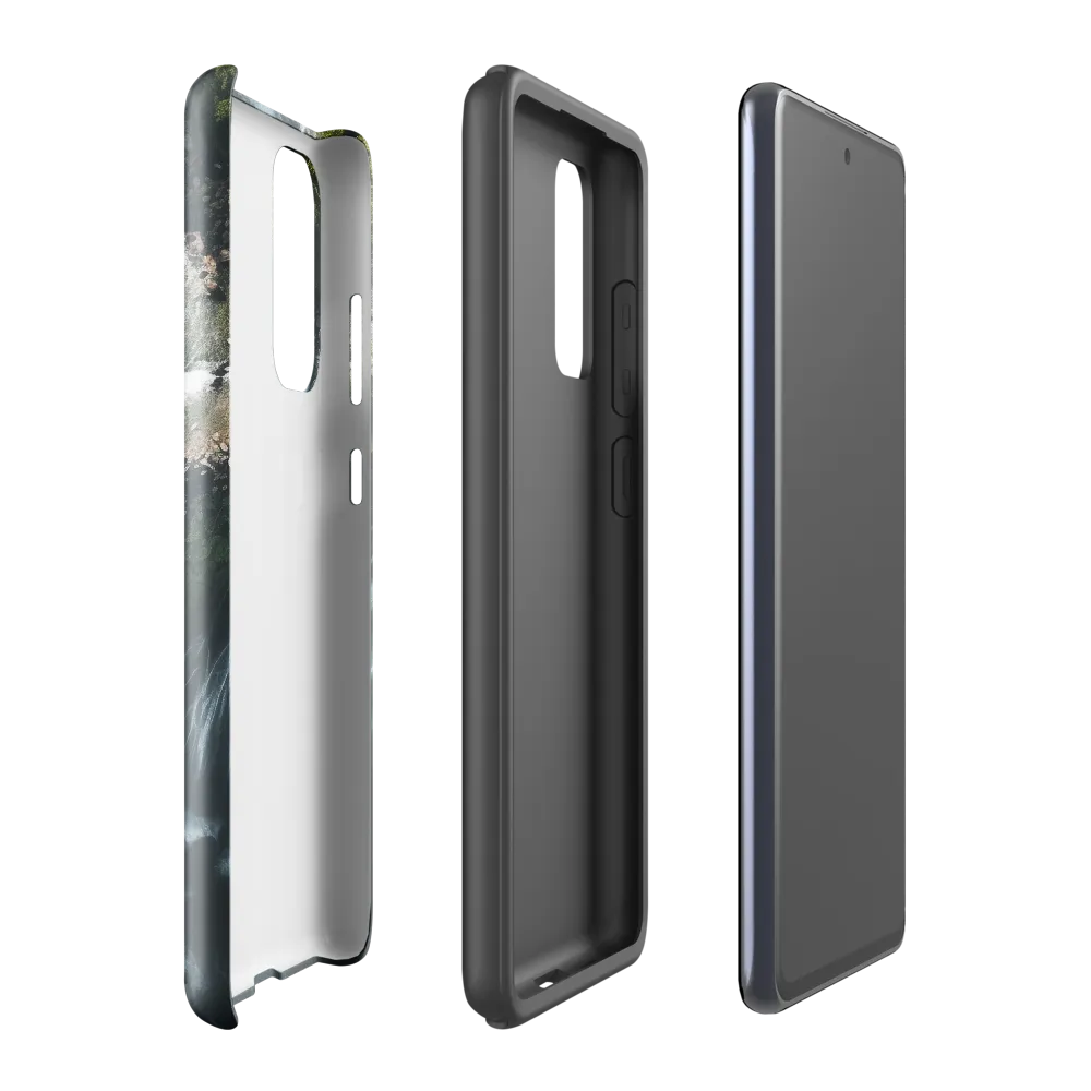 Nature's Power: The Cascading Waterfall | Phone Case |  S20 FE | Tough Case | Glossy