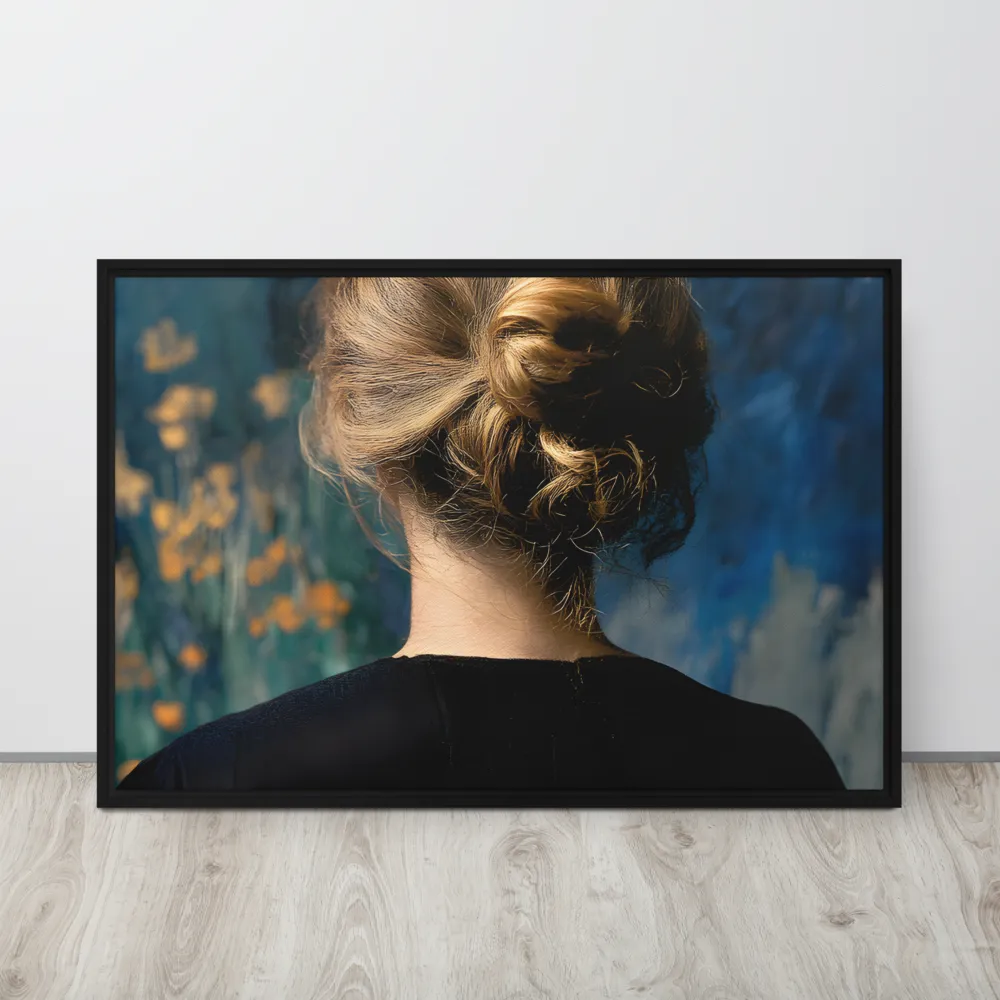 Whispers of Tranquility | Canvas with Black Frame | 24″×36″