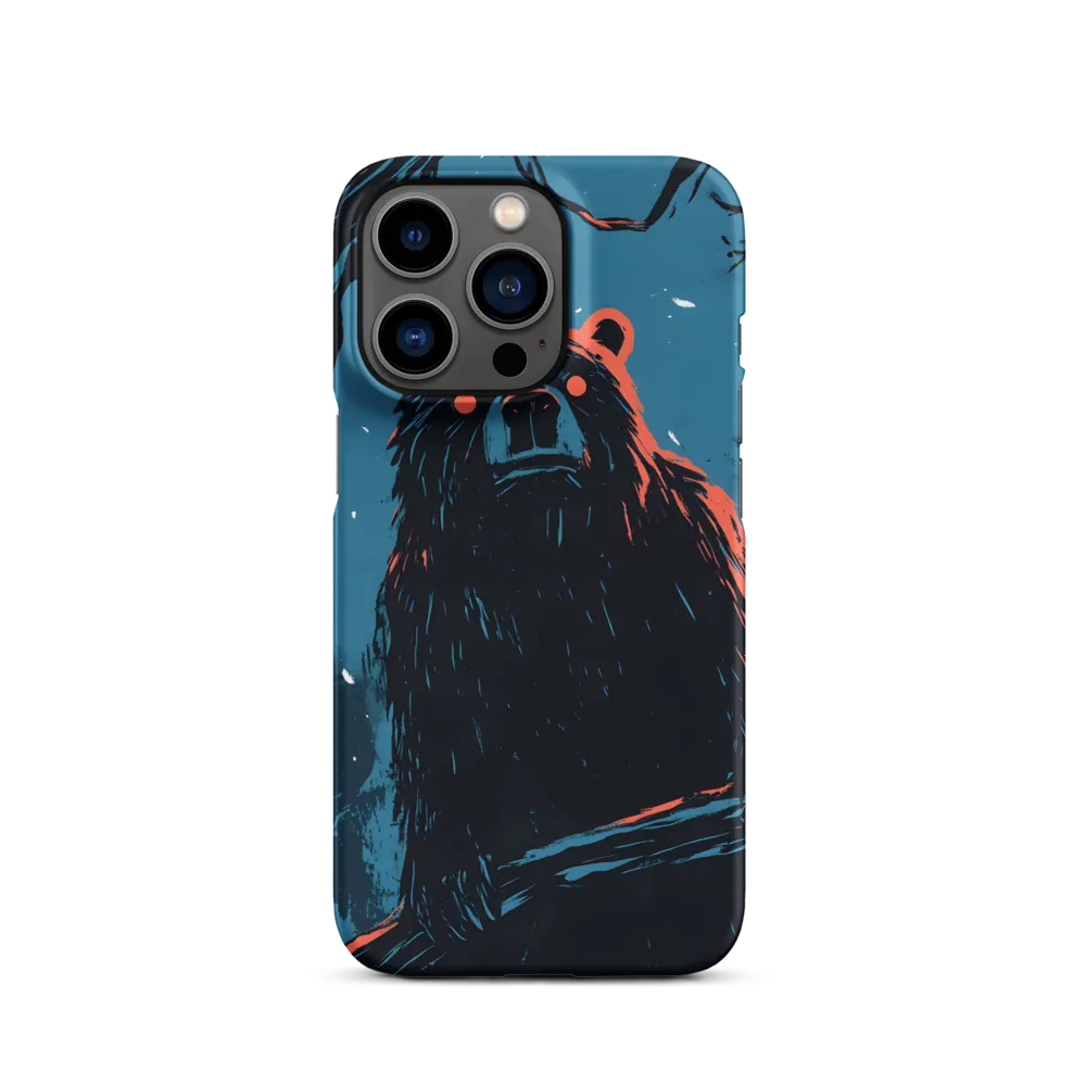 Eerie Majesty: A Bear in the Night