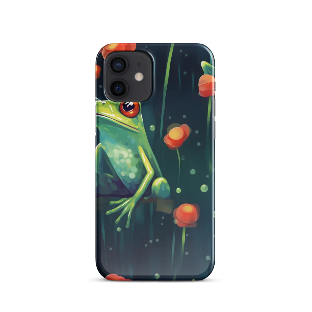 Playful Frogs in a Lush Pond | Phone Case |  12 | Snap Case | Glossy