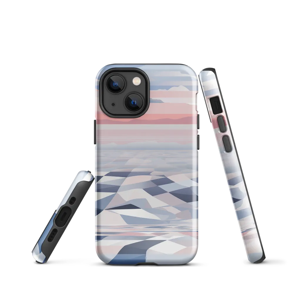 Serenity in Abstraction | Phone Case |  13 mini | Tough Case | Glossy
