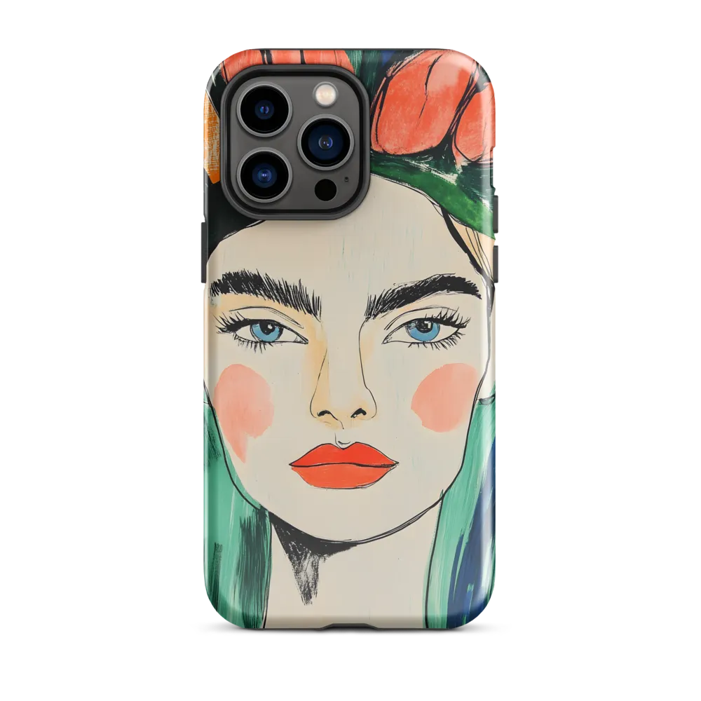 Radiant Bloom: A Serene Portrait