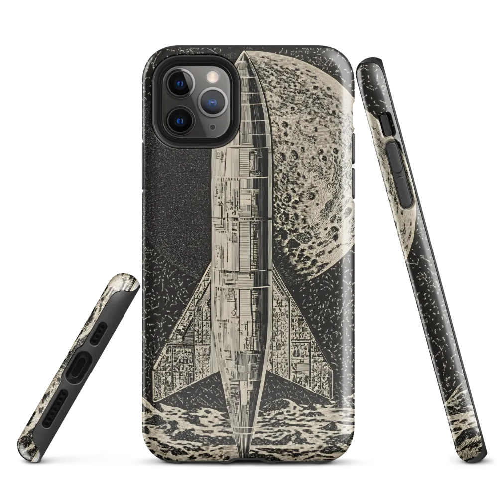 Journey to the Moon | Phone Case |  11 Pro Max | Tough Case | Glossy