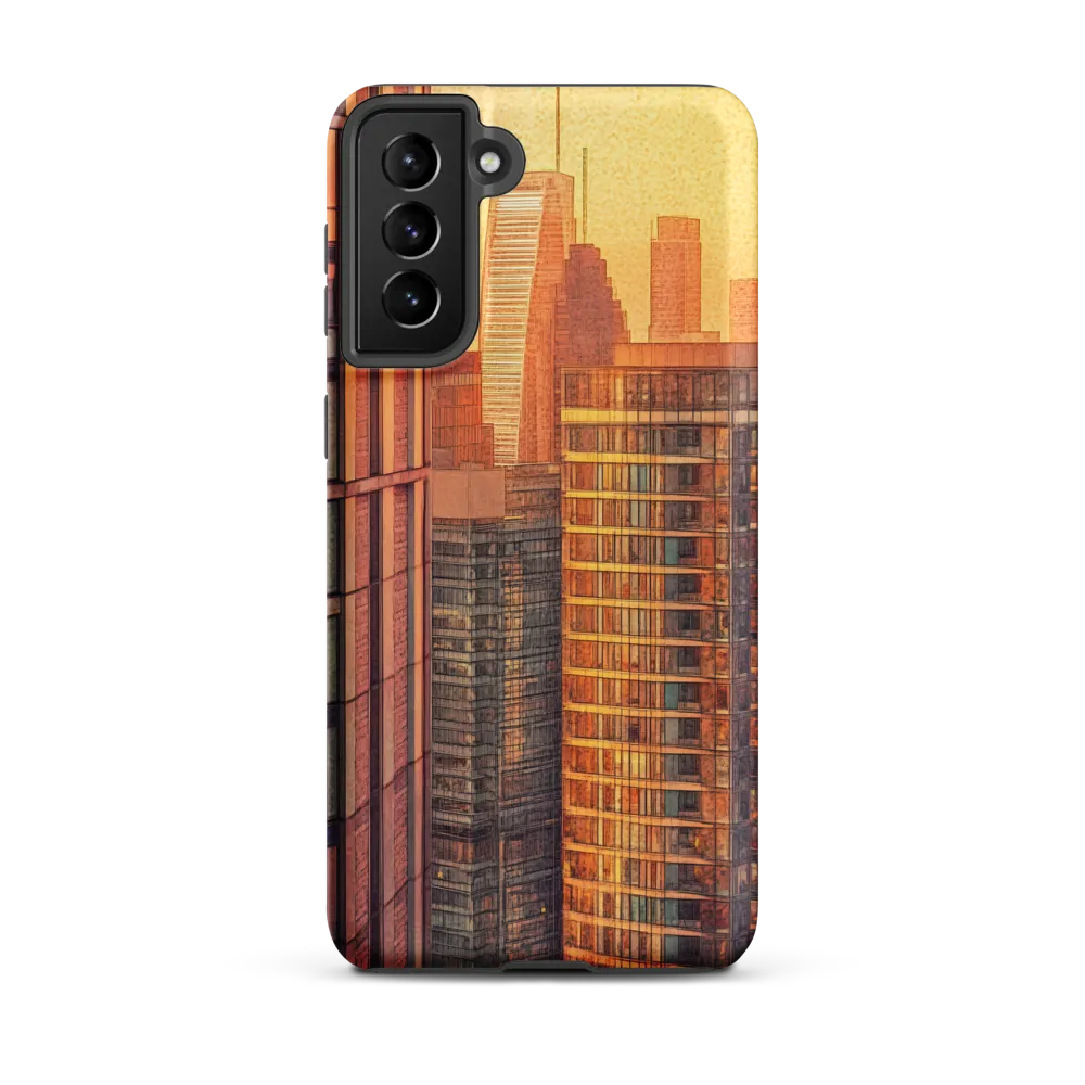 Urban Serenity at Sunset