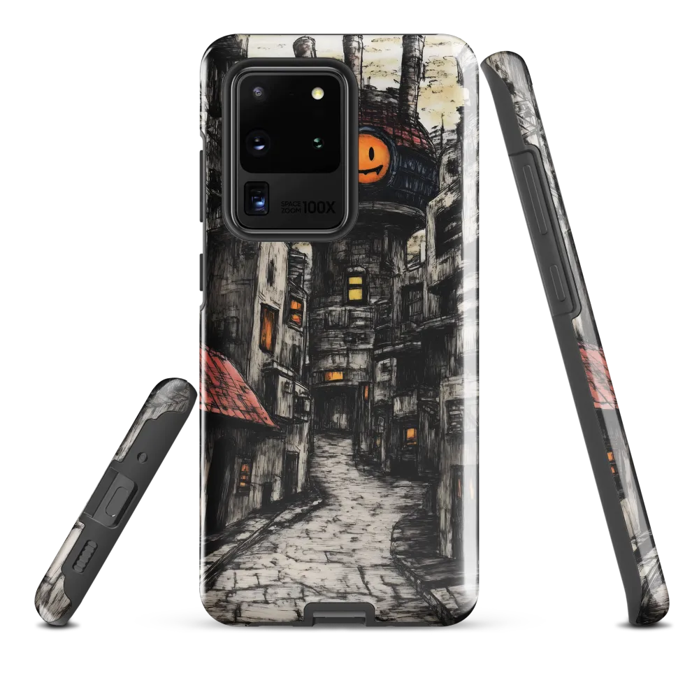 The Smiling Overlord of the Dystopian City | Phone Case |  S20 Ultra | Tough Case | Glossy