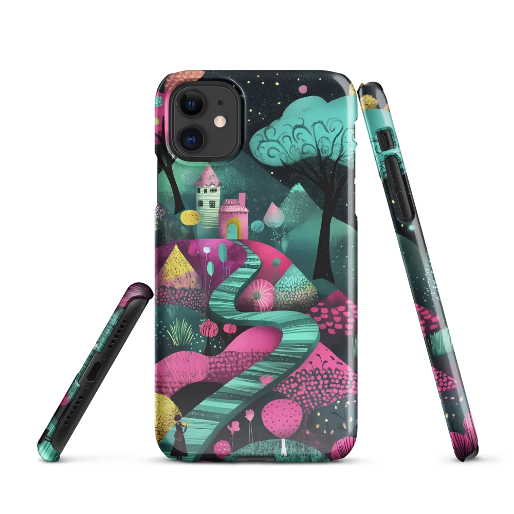 Whimsical Journey through Colorful Lands | Phone Case |  11 | Snap Case | Glossy
