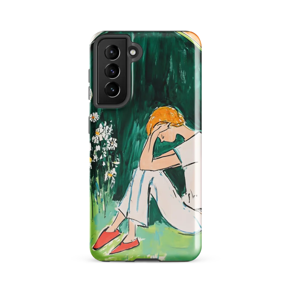Silent Sorrow | Phone Case |  S21 FE | Tough Case | Glossy