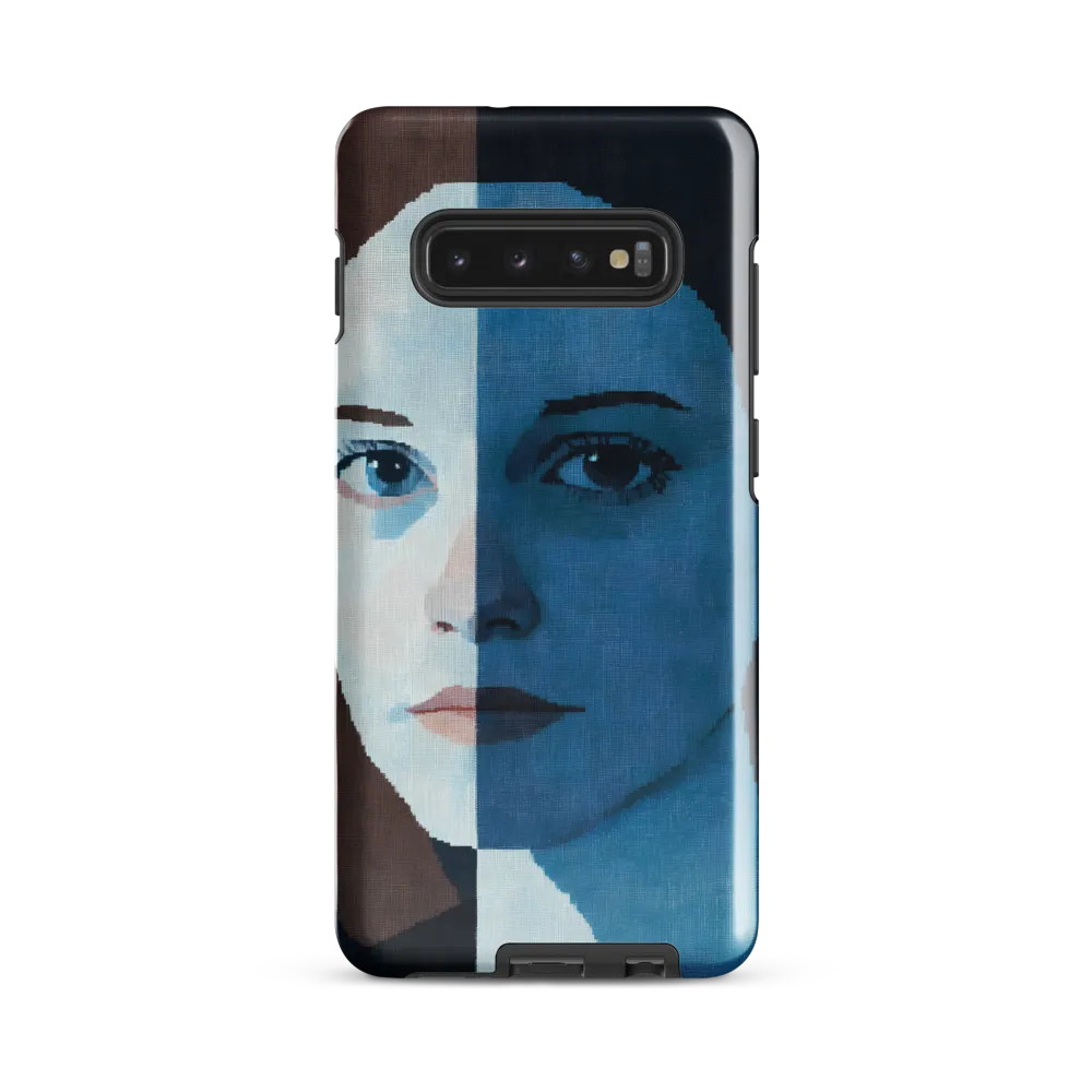 Duality in Blue | Phone Case |  S10 Plus | Tough Case | Glossy