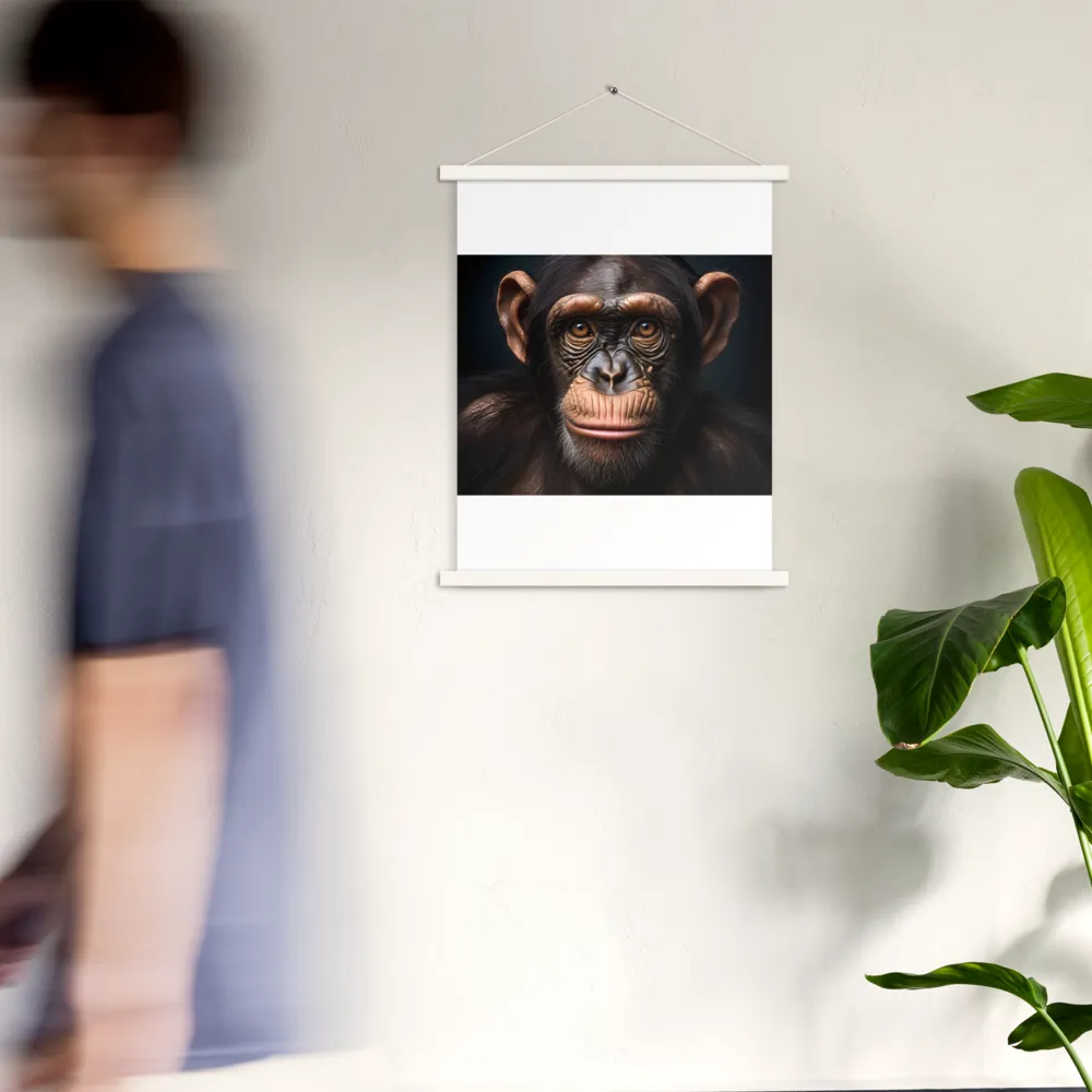 Whispers of Curiosity | Poster With White Wood Hanger | 18″×24″