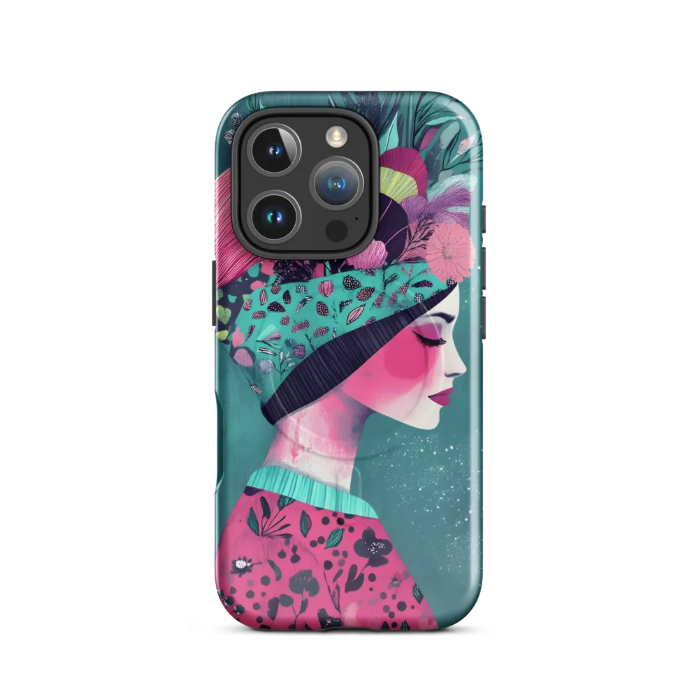 Whimsical Floral Portrait