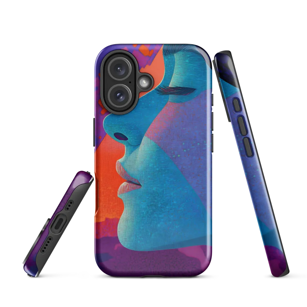 Cyan Profile with Magenta Mosaic